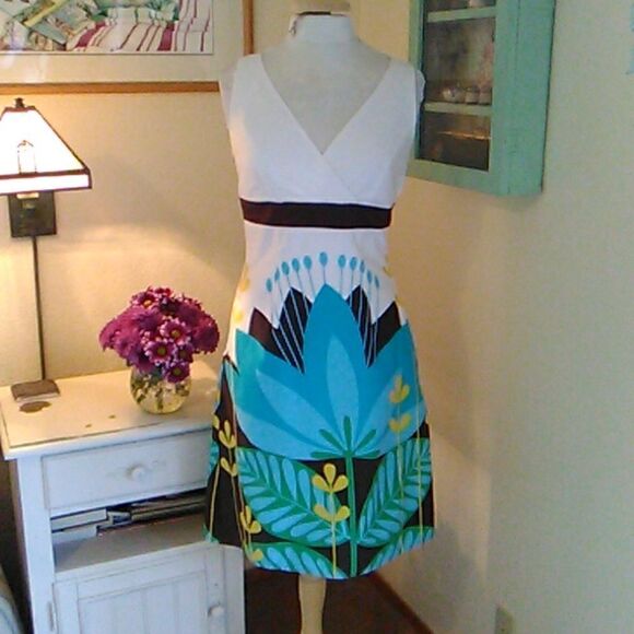 DBY Mondrian Inspired Dress - Picture 1 of 10